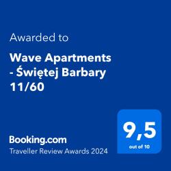 noclegi Gdańsk Wave Apartments - Świętej Barbary 1160