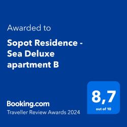 noclegi Sopot Sopot Residence - Sea Deluxe apartment B