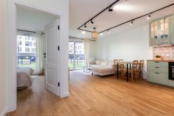 noclegi Gdańsk Letnicka Cosy Apartment with Garden by BookingHost