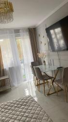 noclegi Sopot Gold Glamour Apartment Sopot z dwoma sypialniami, duzy balkon