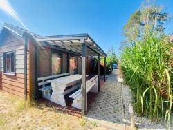 noclegi Dziwnów Bungalow in Dziwnów near Baltic Sea Promenade