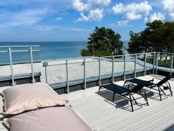 noclegi Gąski Penthouse Apartment mit Meerblick und Dachterrasse in Gaski bei Mielno