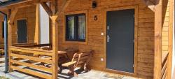 noclegi Trzęsacz Camping KLIF-nowe KLIMATYZOWANE domki, 400m od centrum Rewala, 30m od MORZA