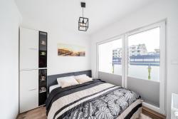 noclegi Grzybowo LATARNIK - Apartament dwupokojowy 350 m od plaży, Sunset Resort, klimatyzacja, parking w cenie