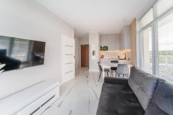 noclegi Sianożęty Apartament Messa White II z Basenem Letnim by HolidaySun