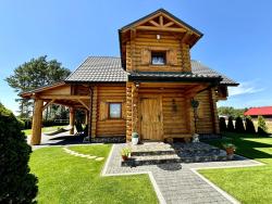 noclegi Karwieńskie Błoto Dom Wakacyjny Złoto Północy na wyłączność, parking, plac zabaw, tarasy