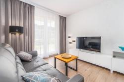 noclegi Międzyzdroje Bel Mare Lux Apartment B105 with Patio Garden by Noclegi Renters