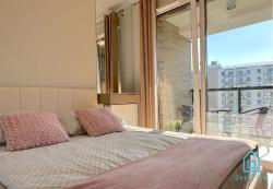 noclegi Gdańsk Laura Apartment with Sauna & Gym, 5 Min to Baltic Sea & Polsat Plus Arena