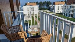 noclegi Gąski APARTAMENT BALTICHOFF DUNE with Sea View, Basen, Spa, Gym, Sauna, Hala sportowa z kortem tenisowym