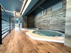 noclegi Kołobrzeg Apartament Superior Blue Przy Plaży- FREE Pool, Saunas, Jacuzzi, Fitness, Salzgrotte