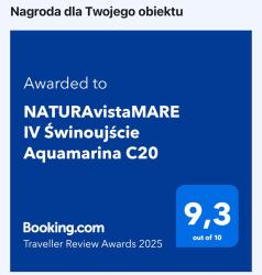 noclegi Świnoujście NATURAvistaMARE IV Świnoujście Aquamarina C20