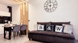noclegi Mielno Apartament Black-White