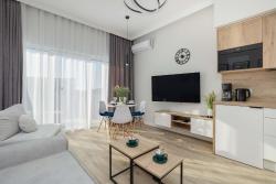 noclegi Dziwnów Cozy Studio with River View Spadochroniarzy with Parking & SPA by Noclegi Renters