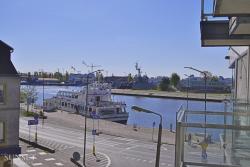 noclegi Świnoujście Sunset Apartments - apartament z parkingiem i bocznym widokiem na port