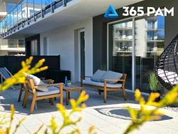 noclegi Gąski 365PAM - Apartament MORZE TU - Ze Strefą Relaksu Na Tarasie