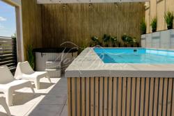 noclegi Władysławowo Domki Nord Breeze z podgrzewanym basenem, jacuzzi oraz sauną