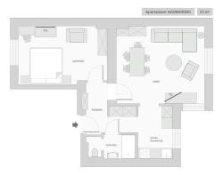 noclegi Sopot Sanhaus Apartments - NADMORSKI - Apartament z parkingiem 2 minuty od deptaka i plaży