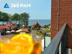 noclegi Ustronie Morskie 365PAM - Trzy Dwupoziomowe Lofty z Widokiem na Morze i miejscem postojowym
