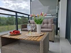 noclegi Jantar Flatbook Apartament Jantar Resort z Parkingiem, Placem Zabaw, Strefą Sportową i Wiatą Grillową