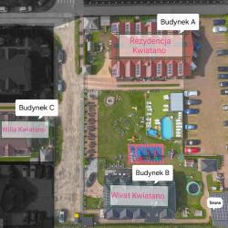 noclegi Grzybowo Willa Kwiatano - Plac zabaw & Jacuzzi & Basen & Sauna - Budynek C