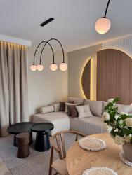 noclegi Gdańsk Family & Business Sauna Apartments Baltic Horizon No 2 PREMIUM SPA - 3 Bedroom with Private Sauna, Jacuzzi, Rooftop Gym & Panoramic Terrace, Balcony, Underground Garage