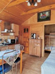 noclegi Jastrzębia Góra Domek Czereśniowy balia ogrodowa i sauna