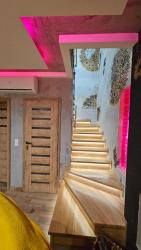 noclegi Stegna Domki i dom w sadzie Stegna z podgrzewanym basenem - prywatne jacuzzi przy domu