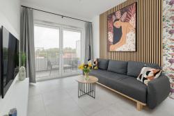 noclegi Międzyzdroje Baltic Waves Resort Stylish Apartment with Parking, Spa & Gym by Noclegi Renters