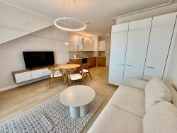 noclegi Niechorze Rezydencja Niechorze D301 Boho Studio z z Basenem, Sauną, Jacuzzi, przy samej PLAŻY - 5D Apartments