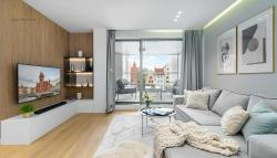 noclegi Gdańsk Apartament Chmielny River View - Granaria - Comfy Apartments