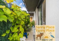 noclegi Gdańsk Batic Line - SUNNY PLACE - FUNNY PLACE, apartament ze słonecznym ogródkiem na Wyspie Sobieszewskiej