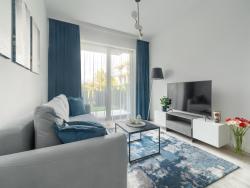 noclegi Niechorze Ground floor apartment with a garden in Niechorze