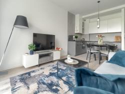 noclegi Niechorze Ground floor apartment with a garden in Niechorze