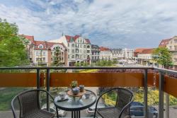 noclegi Świnoujście Plac Słowiański Apartament z Balkonem Świnoujście Centrum by Noclegi Renters