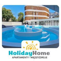 noclegi Międzyzdroje HolidayHomePL Baltic Waves A422 z osobną sypialnią i balkonem, GRATIS basen, sauna, gym
