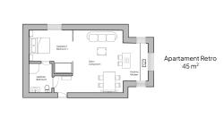 noclegi Sopot Sanhaus Apartments - RETRO - Apartament przy plaży z parkingiem