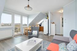noclegi Gdańsk Jaśminowy Stok Bright Apartment with Balcony by Noclegi Renters