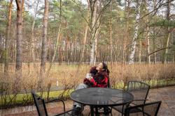 noclegi Gdańsk Przy plaży Neptun Park - Apartament z tarasem z widokiem na park - parking - by Lion Apartments