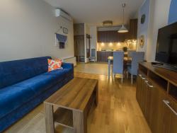 noclegi Jastrzębia Góra Klimatyzowany apartament przy plaży - 2 sypialnie, basen, garaż, Villa 4 Pory Roku