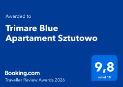 noclegi Sztutowo Trimare Blue Apartament Sztutowo