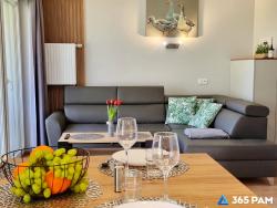 noclegi Gąski 365PAM - Apartament LETS SEA z widokiem na morze - BASEN, JACUZZI, SAUNA, SIŁOWNIA, STREFA CHILL, PARKING W CENIE