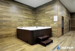 noclegi Ustronie Morskie 365PAM - DWIE SOSNY - Apartament na wydmie - SAUNA, JACUZZI, SIŁOWNIA, BAWIALNIA