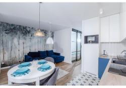 noclegi Rewal Apartament Golden View Rewal Morska 1 bezpośrednio przy plaży Basen Jacuzzi Sauna Siłownia Bawialnia