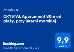 noclegi Kołobrzeg CRYSTAL Apartament 80m od plaży, przy latarni morskiej
