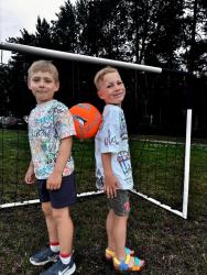 noclegi Mrzeżyno Białe Domki Mrzeżyno, domki dla rodzin, ogród, plac zabaw