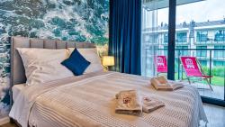 noclegi Niechorze Rezydencja Niechorze Bud A219 z darmowym Basenem, Sauną, Jacuzzi, przy samej PLAŻY - 5D Apartments
