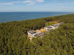 noclegi Łukęcin Coastline Residence - Designer Seaside Apartment with Pool, 2-Minute Walk to the Beach