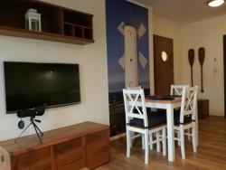 noclegi Świnoujście Korona Wazów 55 - Apartament z sypialnią przy Promenadzie & widok na morze - Apartment mit Schlafzimmer an der Promenade & Meerblick