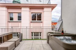noclegi Międzyzdroje Bałtyk Luxury Residence Seeblick - Apartament Premium z prywatnym Jacuzzi na tarasie
