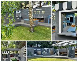 noclegi Jantar Willa Magnolia - pokoje i apartamenty - rowery - plac zabaw MONTESSORI - basen - pokój zabaw